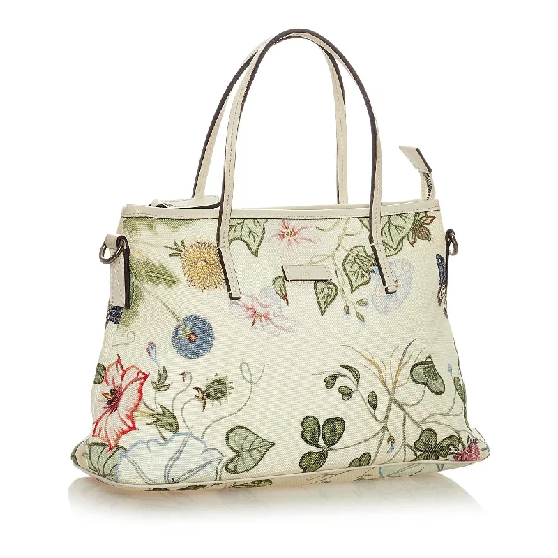 Ladies Gucci Dionysus bags with a star - shaped charmGucci Flora Knight Canvas Satchel (28053)