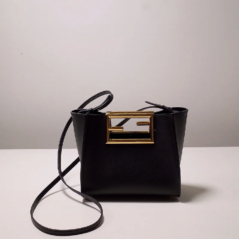 Fendi bags with a detachable tablet holder for using tablets on the goFendi Way Small Black Bag