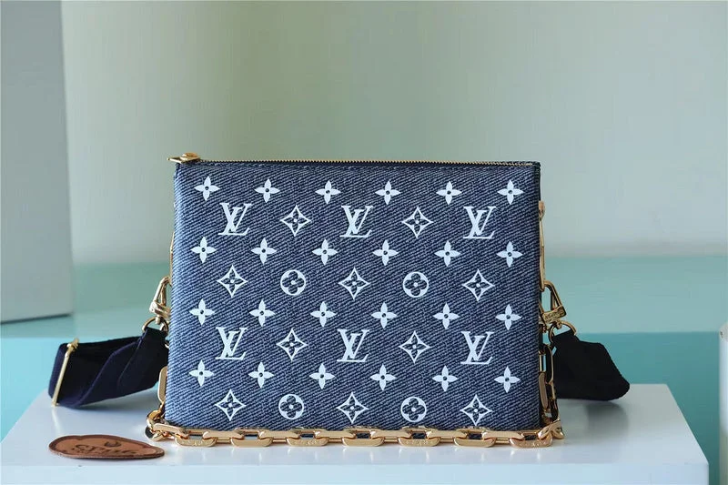 Louis Vuitton Twist bags with a crystal - embellished LV - turnlockBC - LOUIS VUITTON BAGS - 6713