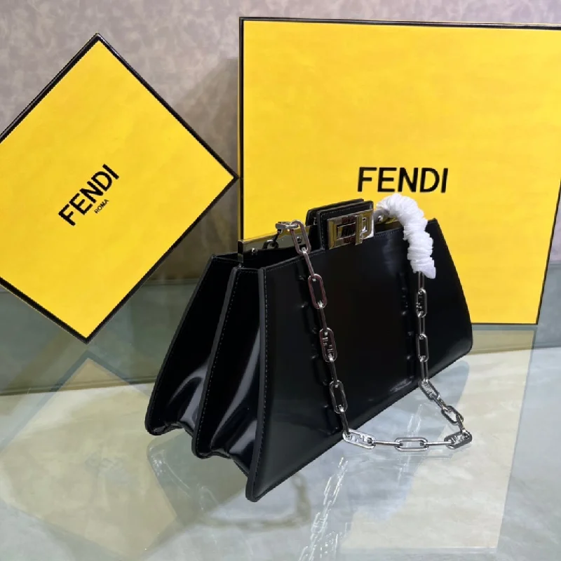 Fendi Sunshine Shopper bags with a contrast - stitched handle for a unique and stylish lookFendi Luxury Bag - FED - 049