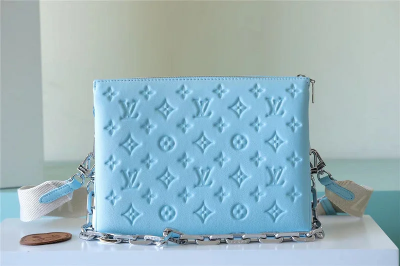 Ladies Louis Vuitton Petite Malle bags in a pastel color for a soft lookBC - LOUIS VUITTON BAGS - 6740