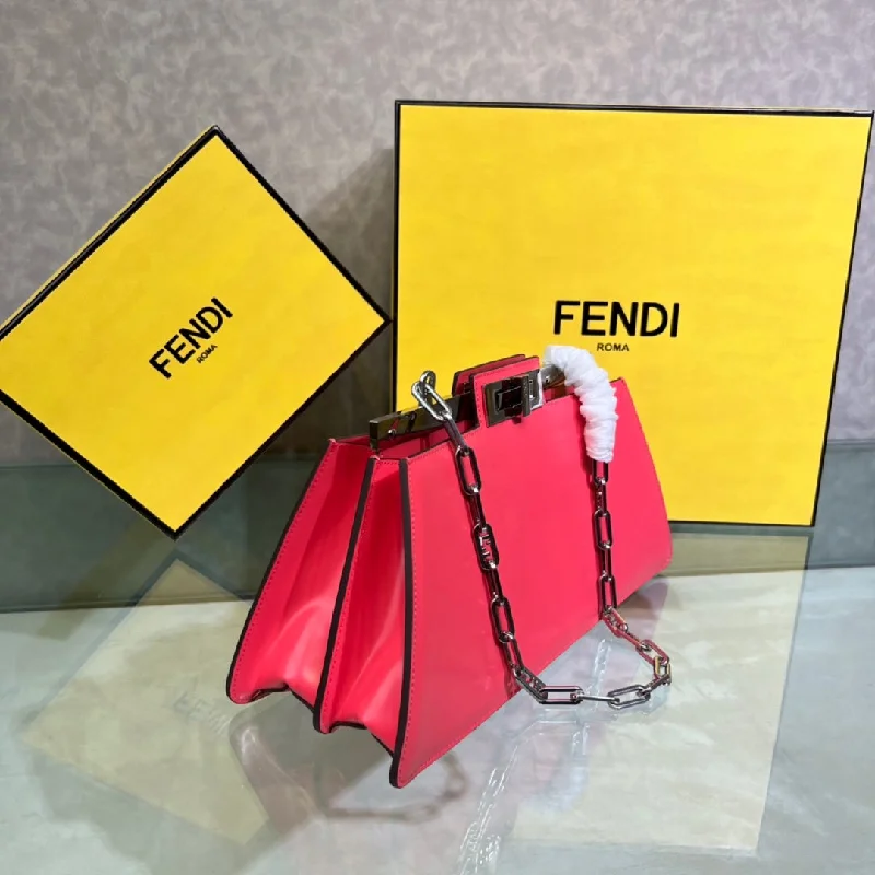 Fendi By The Way bags with a crystal - embellished FF logo for added luxury and glamourFendi Luxury Bag - FED - 048