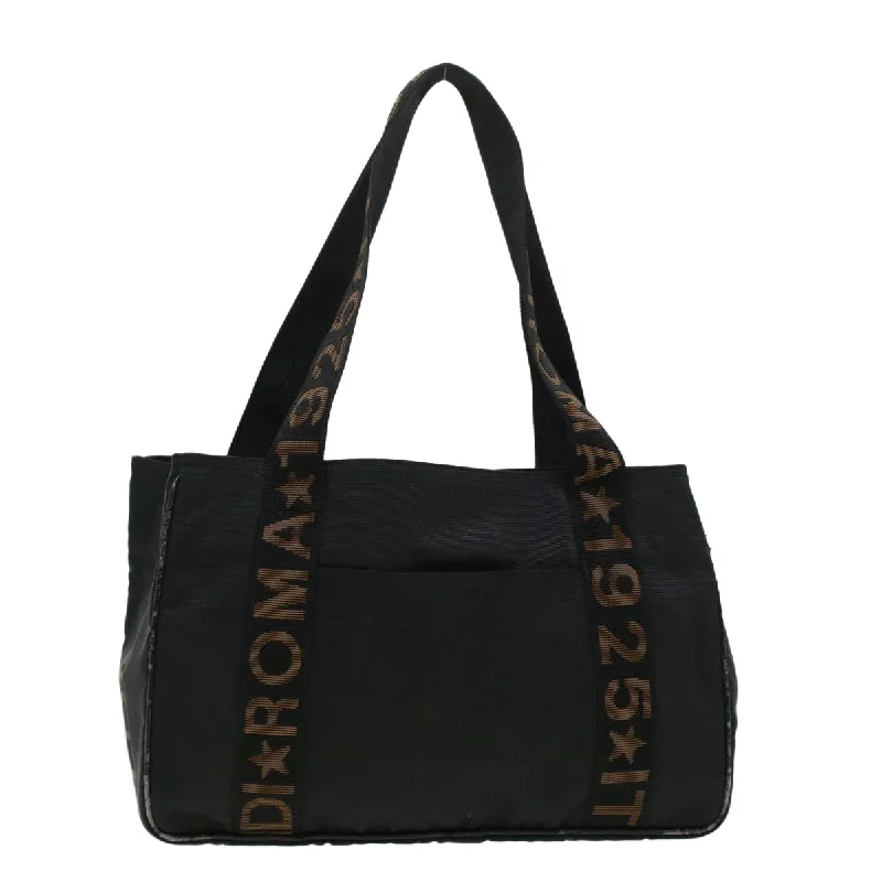 Fendi tote bags with a water - resistant lining for practicality during rainy daysFENDI Tote Bag Nylon Black  bs5489