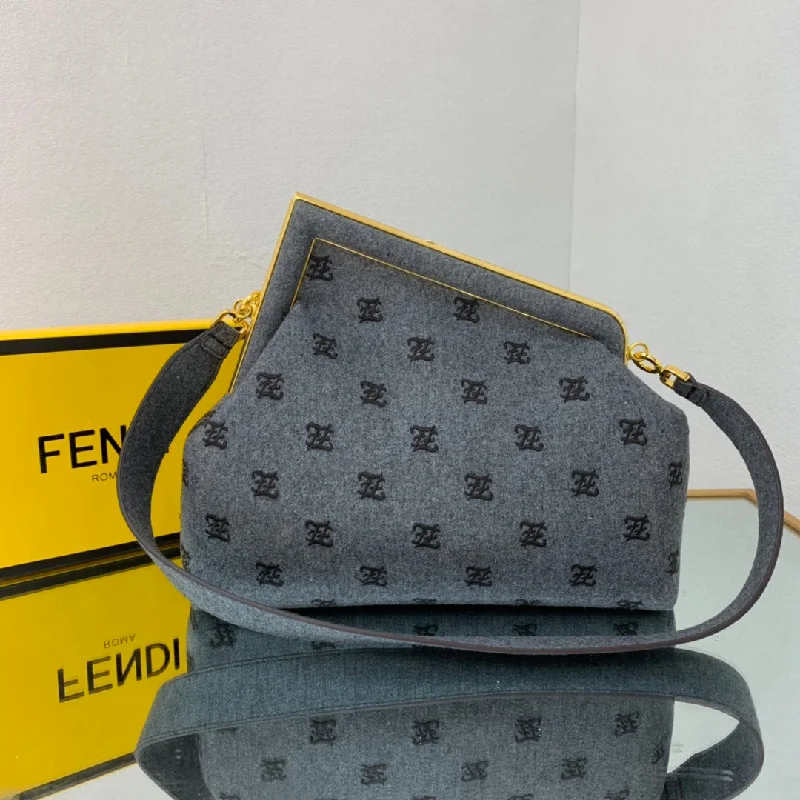 Ladies Fendi shoulder bags with a tassel - decorated zipper for added charm and styleFendi Luxury Bag - FED - 321