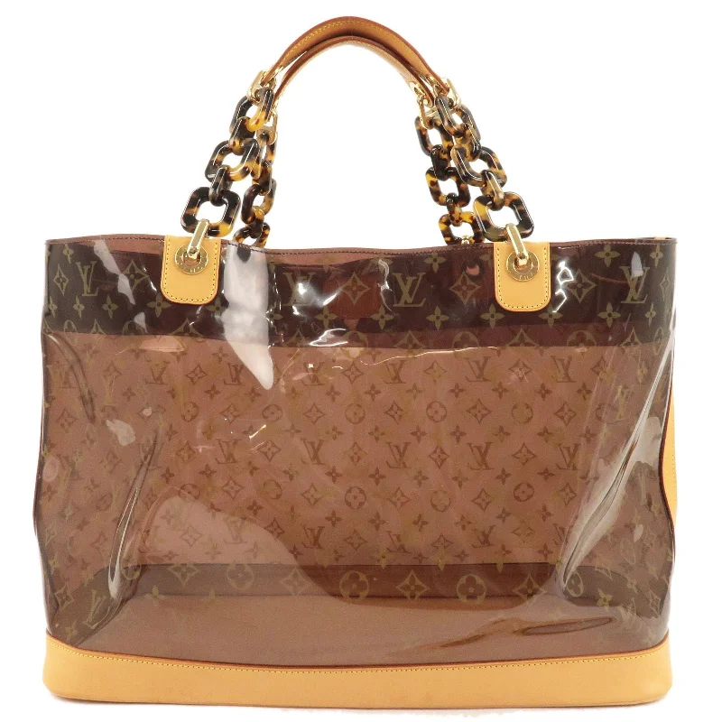 Ladies Louis Vuitton Petite Malle bags with a star - shaped charm for cutenessLouis Vuitton Monogram Vinyl Cabas Ambre GM Tote Bag M92500