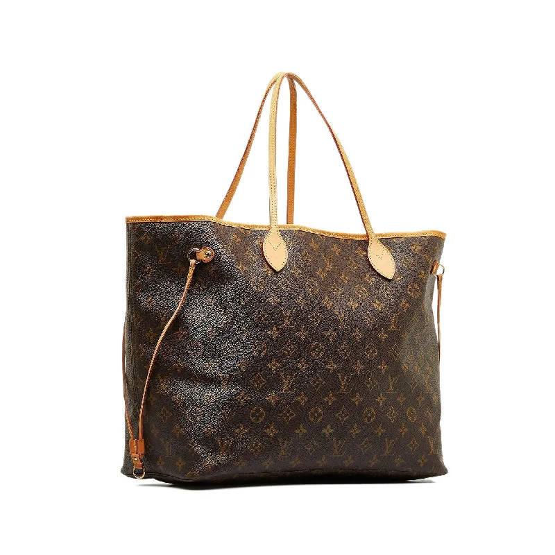 Ladies Louis Vuitton shoulder bags with a tassel decoration for charmBrown Louis Vuitton Monogram Neverfull GM Tote Bag