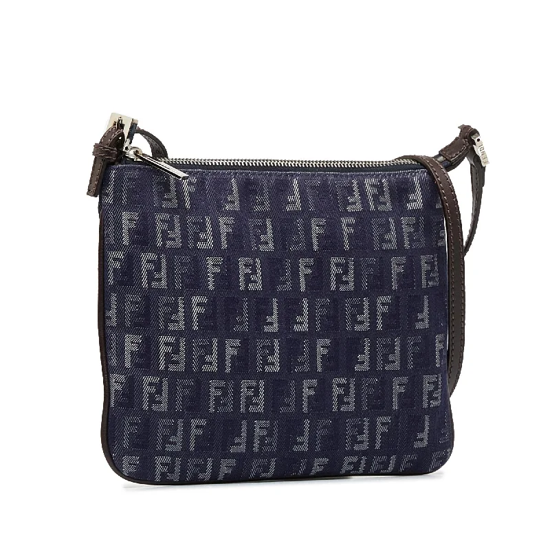 Fendi Baguette bags in a limited - edition colorway for a rare and exclusive lookFendi Zucchino Crossbody (SHG-Wo5ZP5)