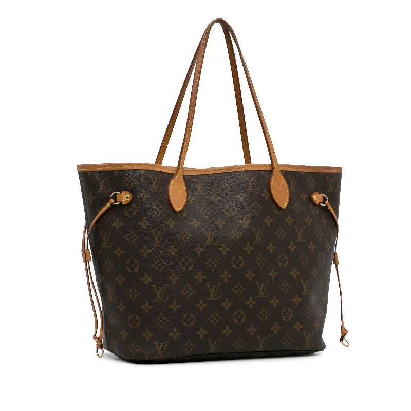 Louis Vuitton Twist bags with a contrast - colored interior for visual interestBrown Louis Vuitton Monogram Neverfull MM Tote Bag