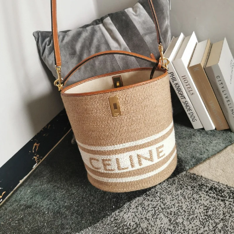 Fendi By The Way bags with a contrast - colored interior for visual interestFendi x Celine Womens 16 Bucket Bag