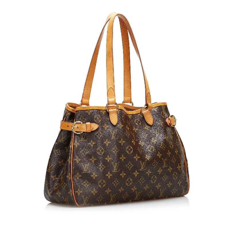 Louis Vuitton handbags with a beaded trim for a touch of glamourBrown Louis Vuitton Monogram Batignolles Horizontal Tote Bag