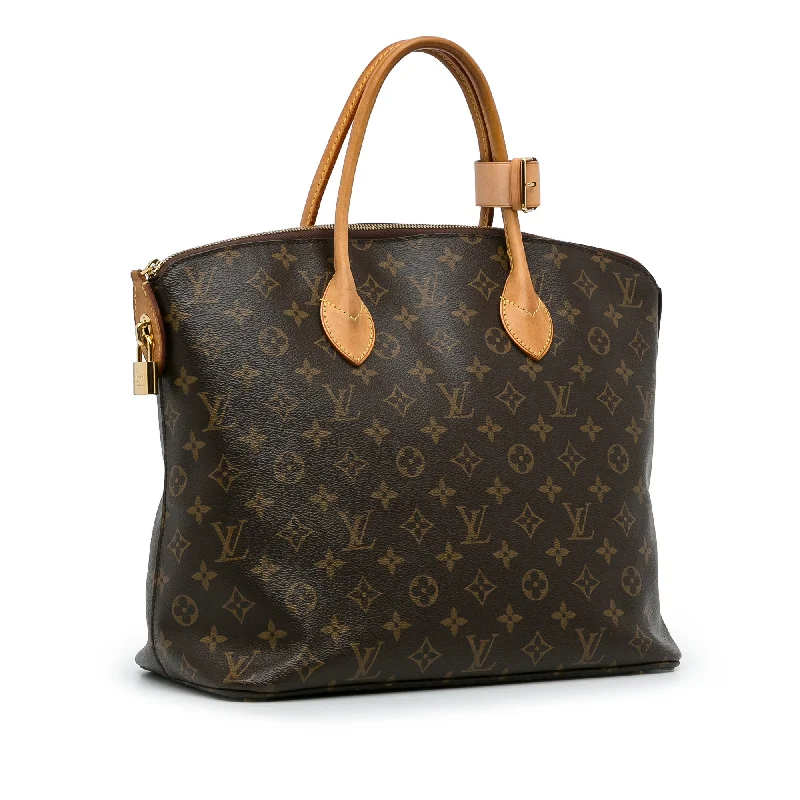 Small - sized Louis Vuitton Pochette Metis bags for a compact carryBrown Louis Vuitton Monogram Lockit MM Tote Bag