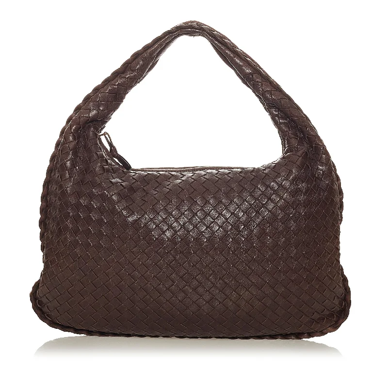 Bottega Veneta bags for painting classesBottega Veneta Intrecciato Leather Hobo Bag (SHG-27381)