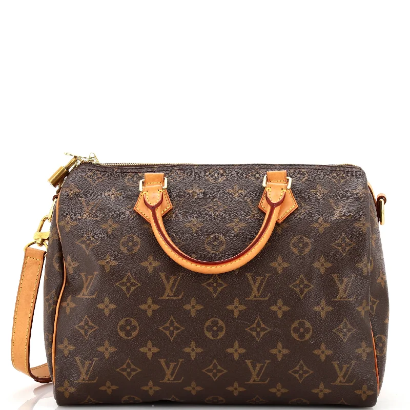 High-quality leather messenger bagsSpeedy Bandouliere Bag Monogram Canvas 30