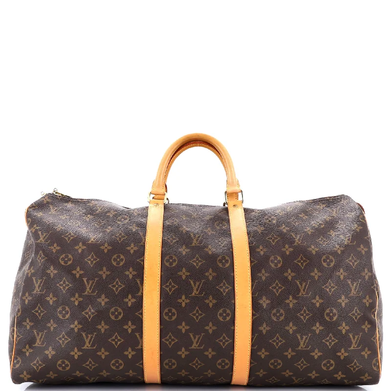 Minimalist leather handbagsKeepall Bag Monogram Canvas 55