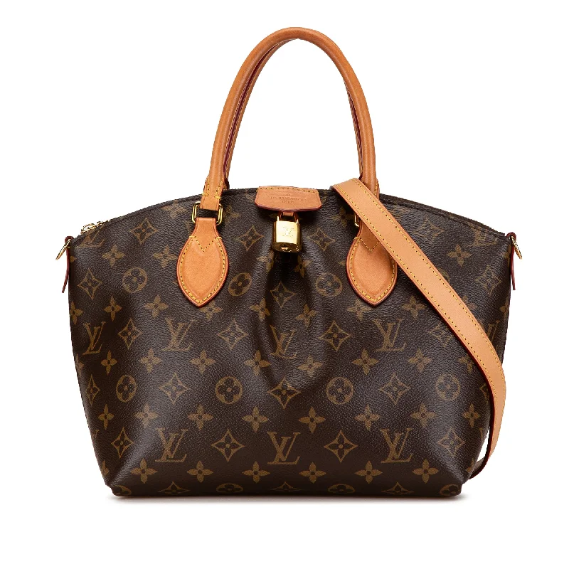 Brown Louis Vuitton Monogram Boetie PM Satchel