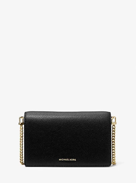 Michael Michael Kors Bags for photography workshops to hold camera equipmentMK Jet Set Medium Pebbled Leather Crossbody Bag - Black - Michael Kors