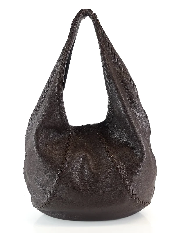 Bottega Veneta bags for painting classesMallow Cervo Leather Hobo Bag