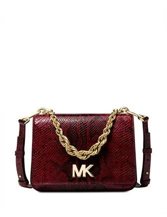 Michael Michael Kors Bags for book club meetings in a classic mannerMichael Michael Kors Mott Python Chain Shoulder Bag