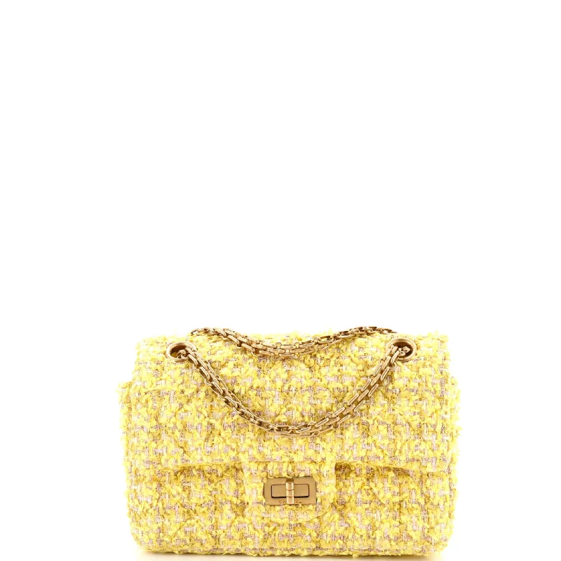 Luxury bags with chain strapsReissue 2.55 Flap Bag Quilted Tweed Mini