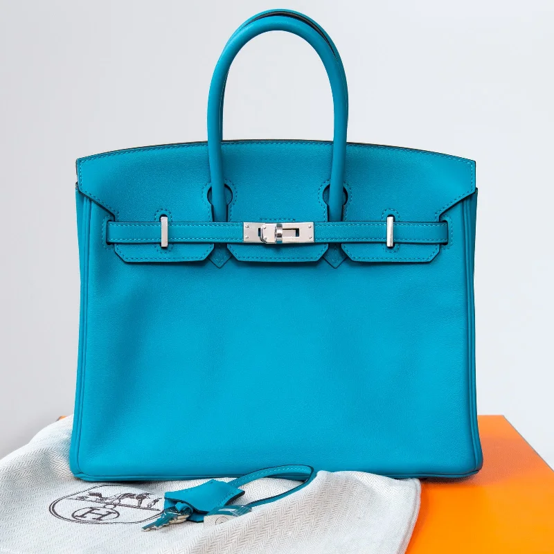 Hermes Turquoise Birkin 25