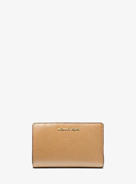 Michael Michael Kors Bags for baby showers in a cute and elegant designMK Medium Pebbled Leather Wallet - Brown - Michael Kors