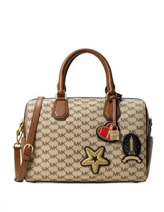 Michael Michael Kors Bags for backpackers who want a touch of luxuryMichael Michael Kors Studio Patches Mercer Duffle