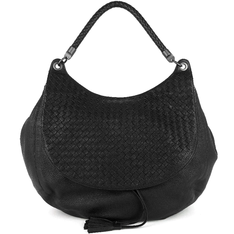 Bottega Veneta bags with studded accentsIntrecciato Cervo Leather Flap Bag