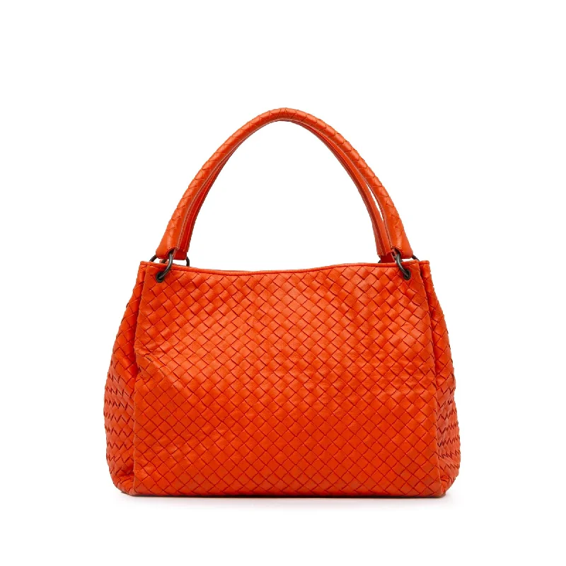 Bottega Veneta woven leather bags for womenBottega Veneta Intrecciato Nappa Parachute Tote (SHG-IbMiOf)