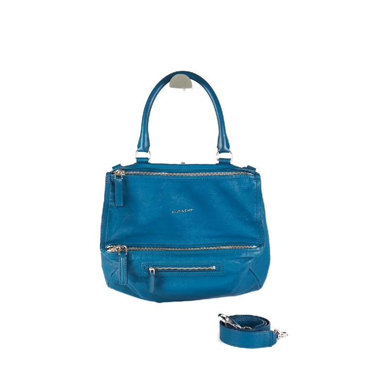 Eco-friendly tote bags for shoppingGivenchy Large Pandora Bag Teal Grained Leather