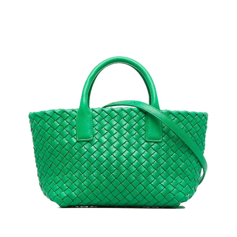 Bottega Veneta large capacity shoulder bagsBottega Veneta Mini Intrecciato Cabat (SHG-3Md7z1)