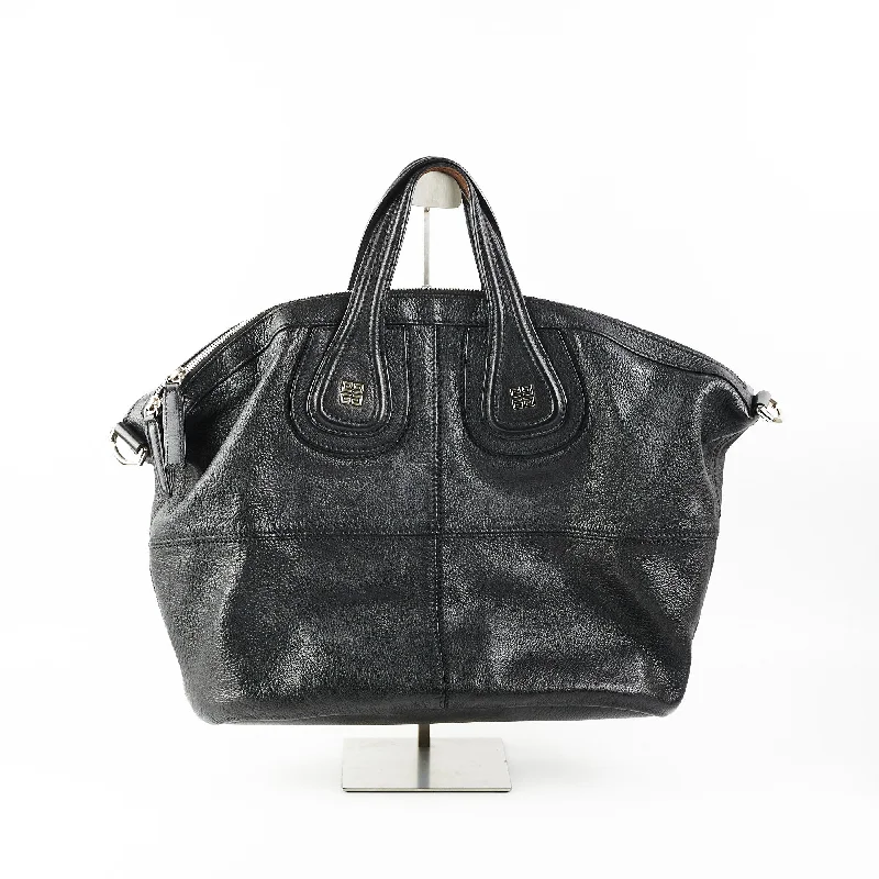 Vegan leather handbagsGivenchy Nightingale Medium Black