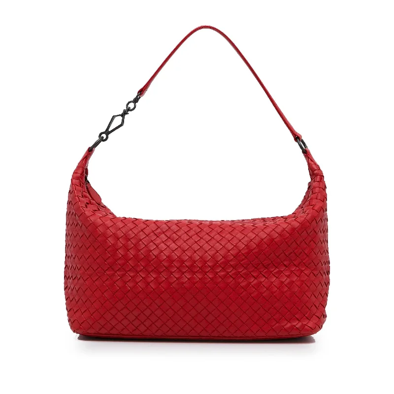 Bottega Veneta woven leather bags for womenBottega Veneta Intrecciato Shoulder Bag (SHG-FYG4O5)