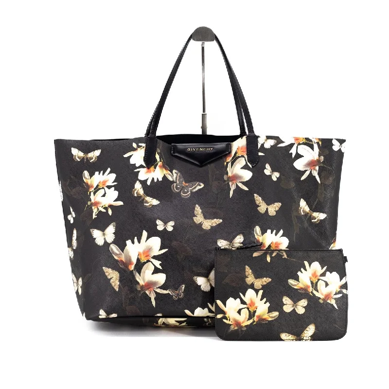 Customizable monogram bagsGivenchy Magnolia Tote Black