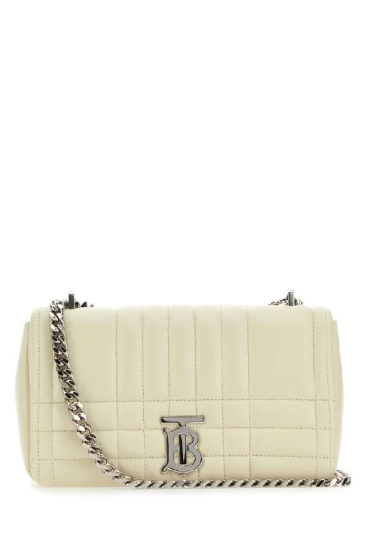 Seasonal Print Burberry Bags for Summer 2025Burberry Woman Ivory Leather Small Lola Crossbody Bag