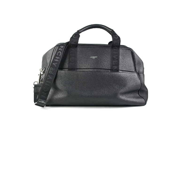 Customizable monogram bagsGivenchy Black Large Duffle Bag