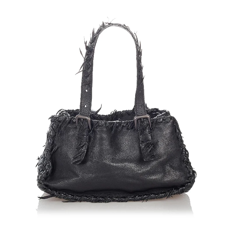 Bottega Veneta bags for date nightsBottega Veneta Intrecciato Leather Handbag (SHG-27217)