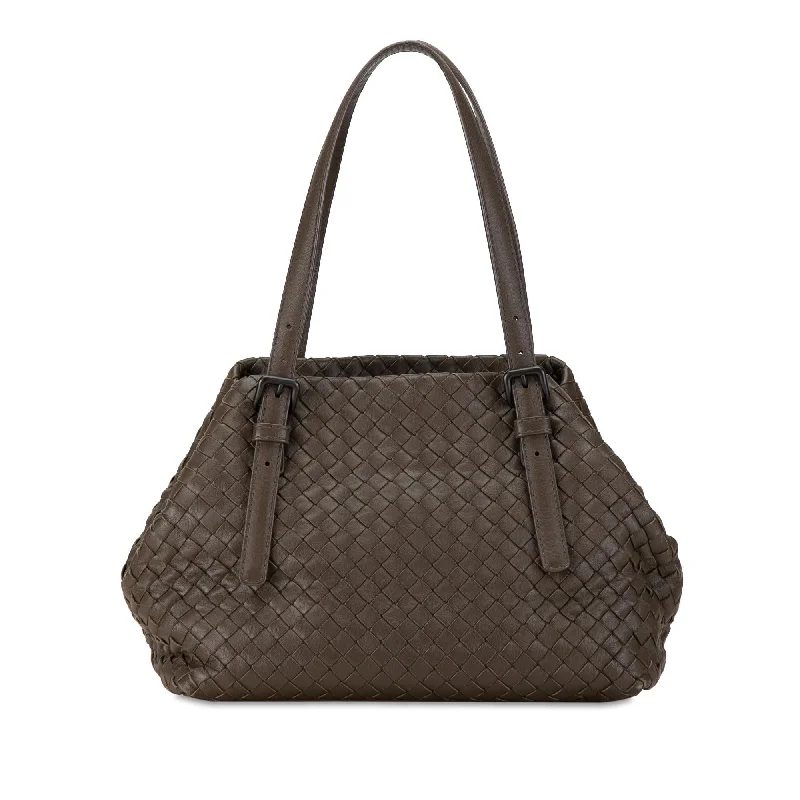 Bottega Veneta bags with leather - wrapped bucklesBottega Veneta Small Intrecciato Cesta (SHG-d4TtUk)