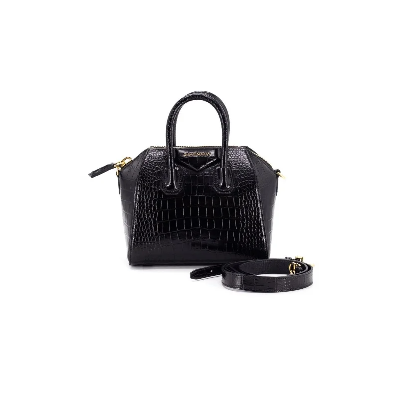 Designer bags with gold hardwareGivenchy Antigona Mini Black