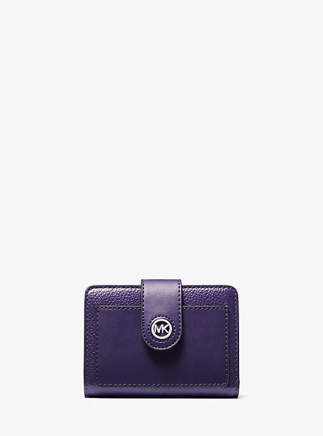 Michael Michael Kors laptop bags for professionals on the goMK Mercer Small Leather Wallet - Purple - Michael Kors