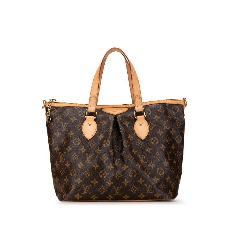 Brown Louis Vuitton Monogram Palermo PM Satchel