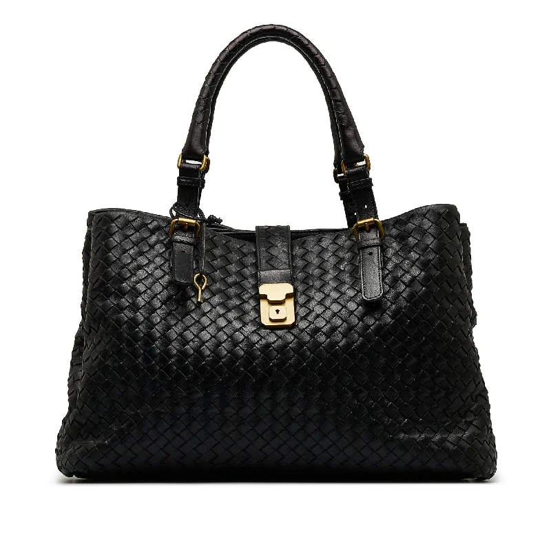 Bottega Veneta bags with contrast stitchingBottega Veneta Medium Intrecciato Roma (SHG-plkI9u)