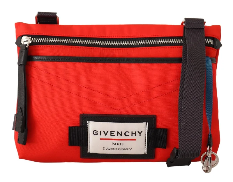 Eco-friendly tote bags for shoppingGivenchy Chic Red and Black Downtown Crossbody Bag