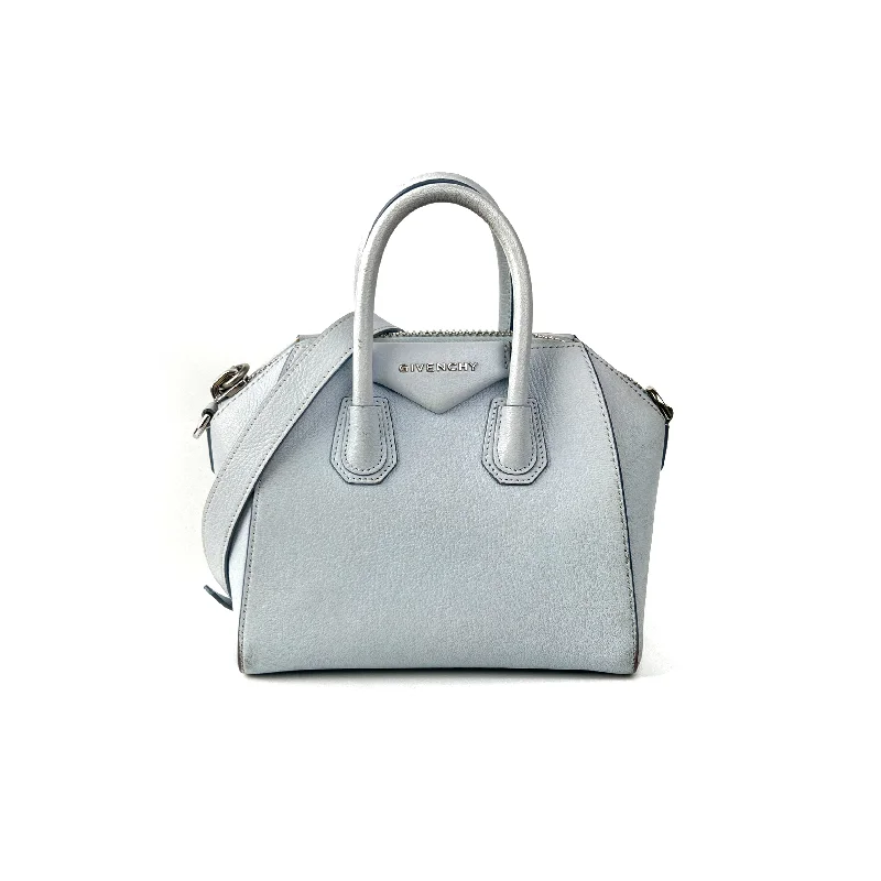 Top-rated backpack brandsGivenchy Mini Antigona Light Blue