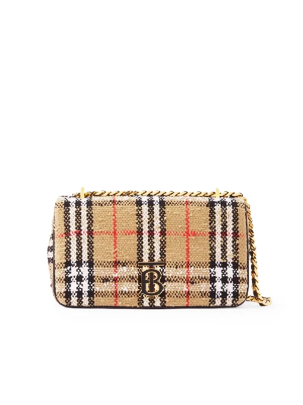 Vintage Inspired Burberry Bags for Retro LoversSmall Lola Bag in Burberry Check Monogram