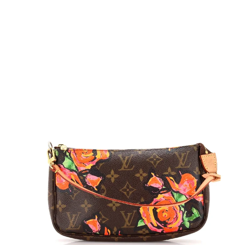 High-quality leather messenger bagsPochette Accessoires Limited Edition Monogram Roses