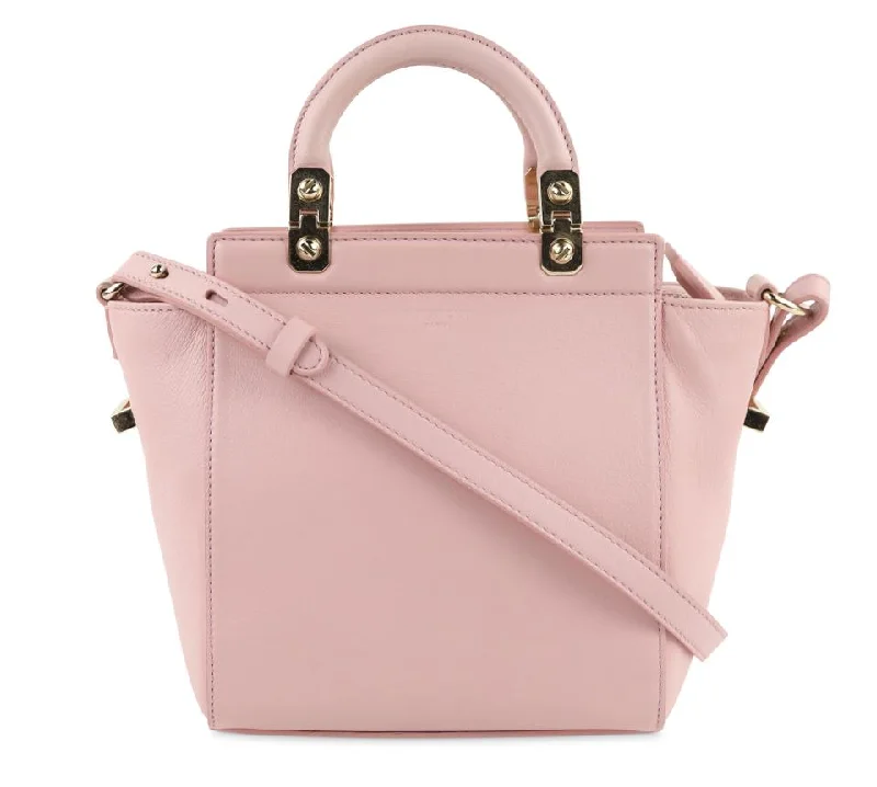 Trendy bucket bags for summerGivenchy Micro Hdg Light Pink Leather Tote