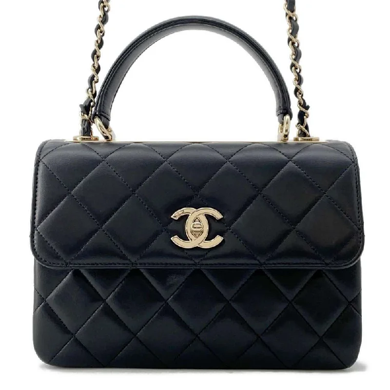 Chanel bags in luxury boutiques worldwideCHANEL Trendy CC 2WAY Chain Top Handle Bag Black A92236 Lambskin