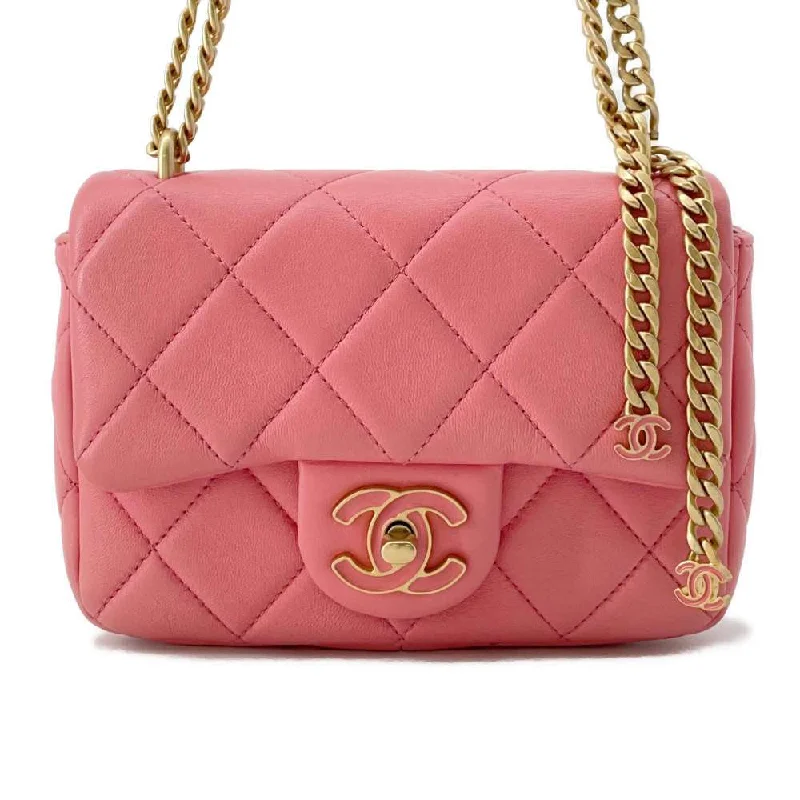 Chanel bags with classic and elegant designsCHANEL Matelasse ChainShoulder Bag Pink AS3114 Lambskin