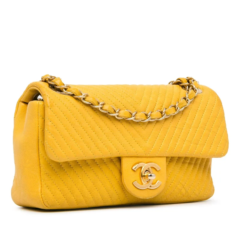 Chanel Colorful Handbag for Spring OutfitsChanel Medium Wrinkled Calfskin Chevron Medallion Charm Surpique Flap (lFqOe2)