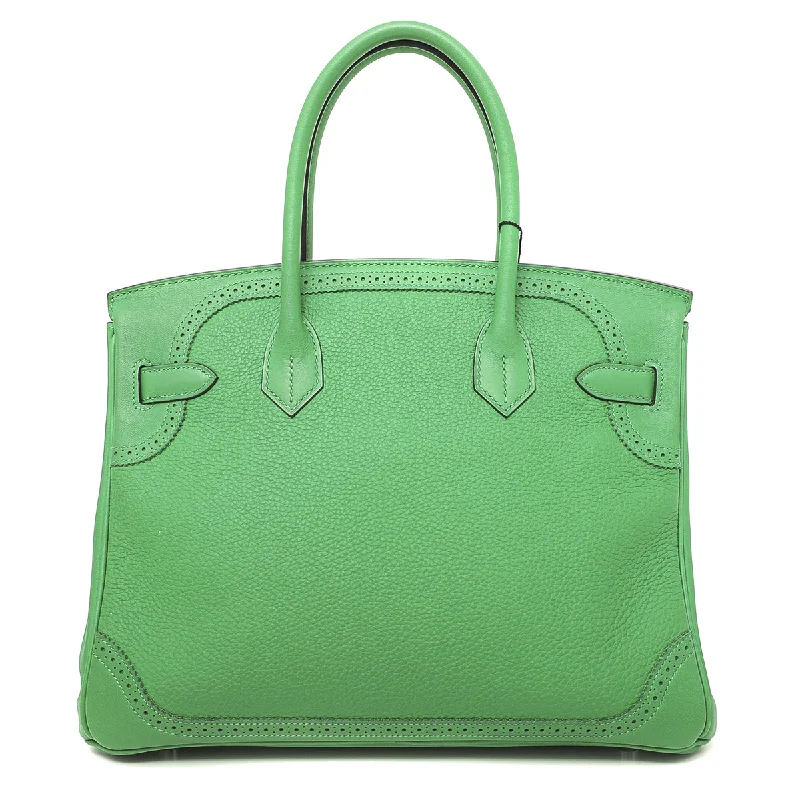 Hermes Birkin Bags with a Crystal - Embellished Lock for Added LuxuryHermes Bamboo Birkin Ghillies 30 Limited